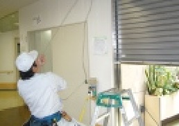 防火シャッター点検の現場